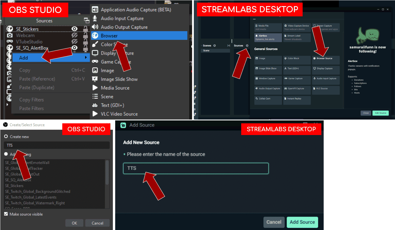 Right click on the Scene and select Browser